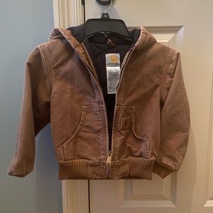 Boy’s brown carhartt jacket